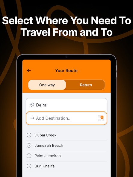 Car lift Dubai App